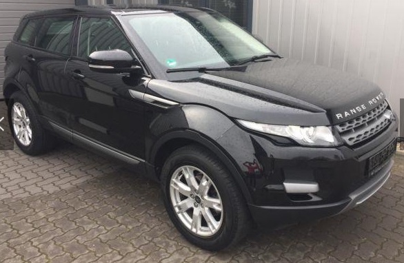 Left hand drive LANDROVER RANGE ROVER EVOQUE Pure 1.HAND+LEDER+4-TRG. !!!